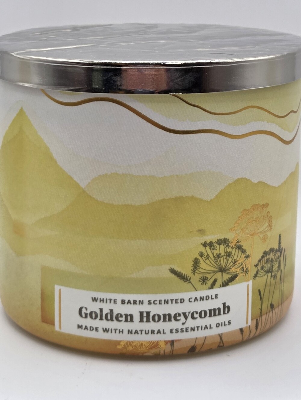 Bath & Body Works 3 Wick Candle Golden Honeycomb New!♡♡